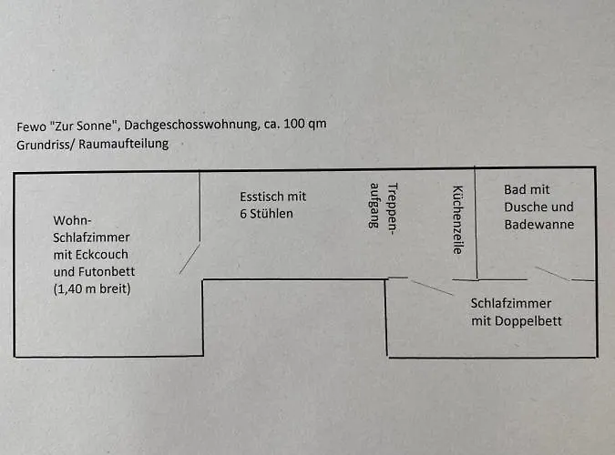 „zur Sonne“ Lejlighed Niederzimmern